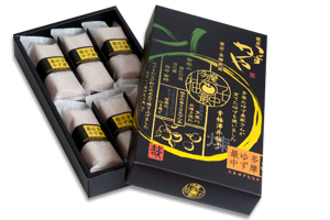 東京多摩ゆず最中６個入りパッケージ