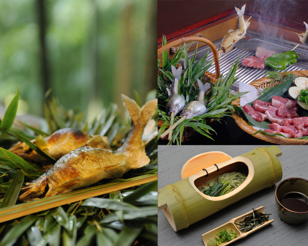 黒茶屋 お食事 炭火焼き 山里料理