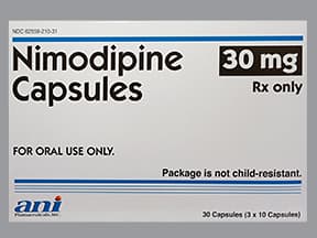 Nimodipine oral Side effects